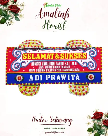 Papan Bunga Ucapan Selamat Kaliwadas